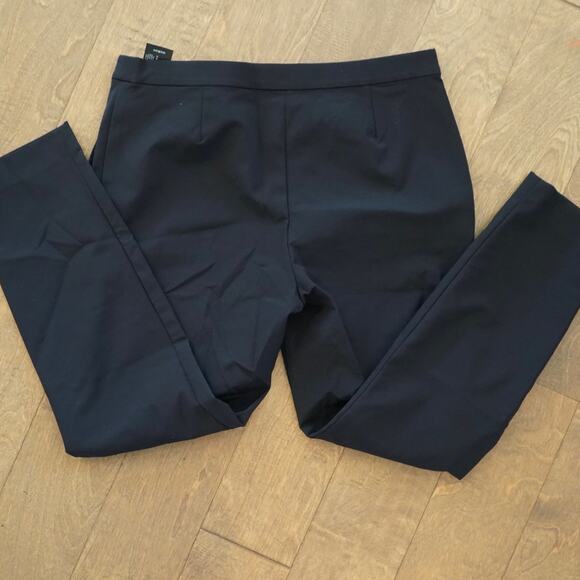 Theory Thaniel Kenneth Approach Stretch Cropped Pants Black Womens Size 10‎ - Picture 4 of 8